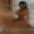 Black busty woman personal